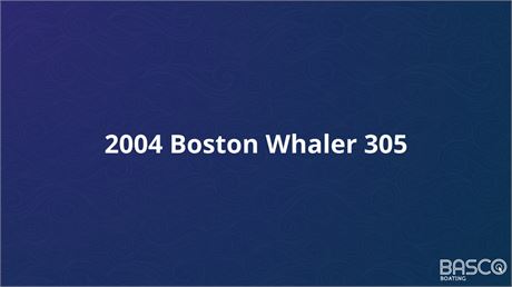 2004 Boston Whaler 305 Power Boat for Sale in Singapore